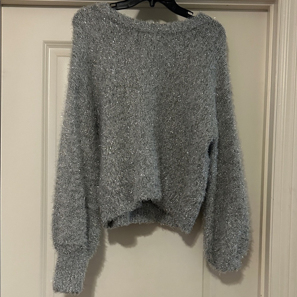Cato Silver Shimmer Women's Sweater